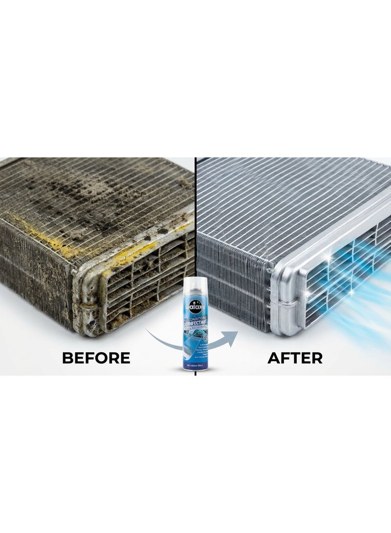 Galaxy Car AC Cleaner - 500ml Air Conditioner Foam Spray | No Rinsing Required | Deep Cleansing | Reduces Cooling Consumption | Professional HVAC Maintenance | Anti-Bacterial Formula | UAE Air Quality Protection - Image 5